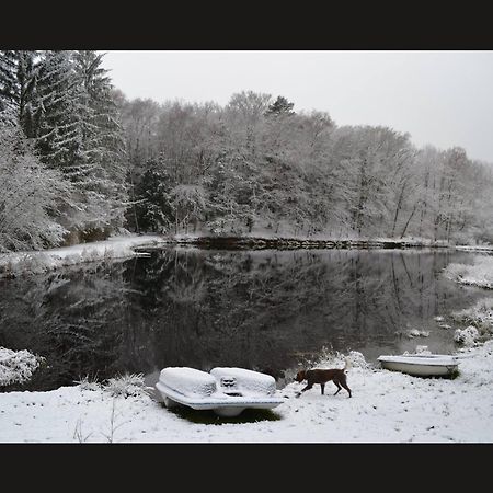 Cabane Limousine Au Bord D'Un Etang ボナック・ラ・コート エクステリア 写真