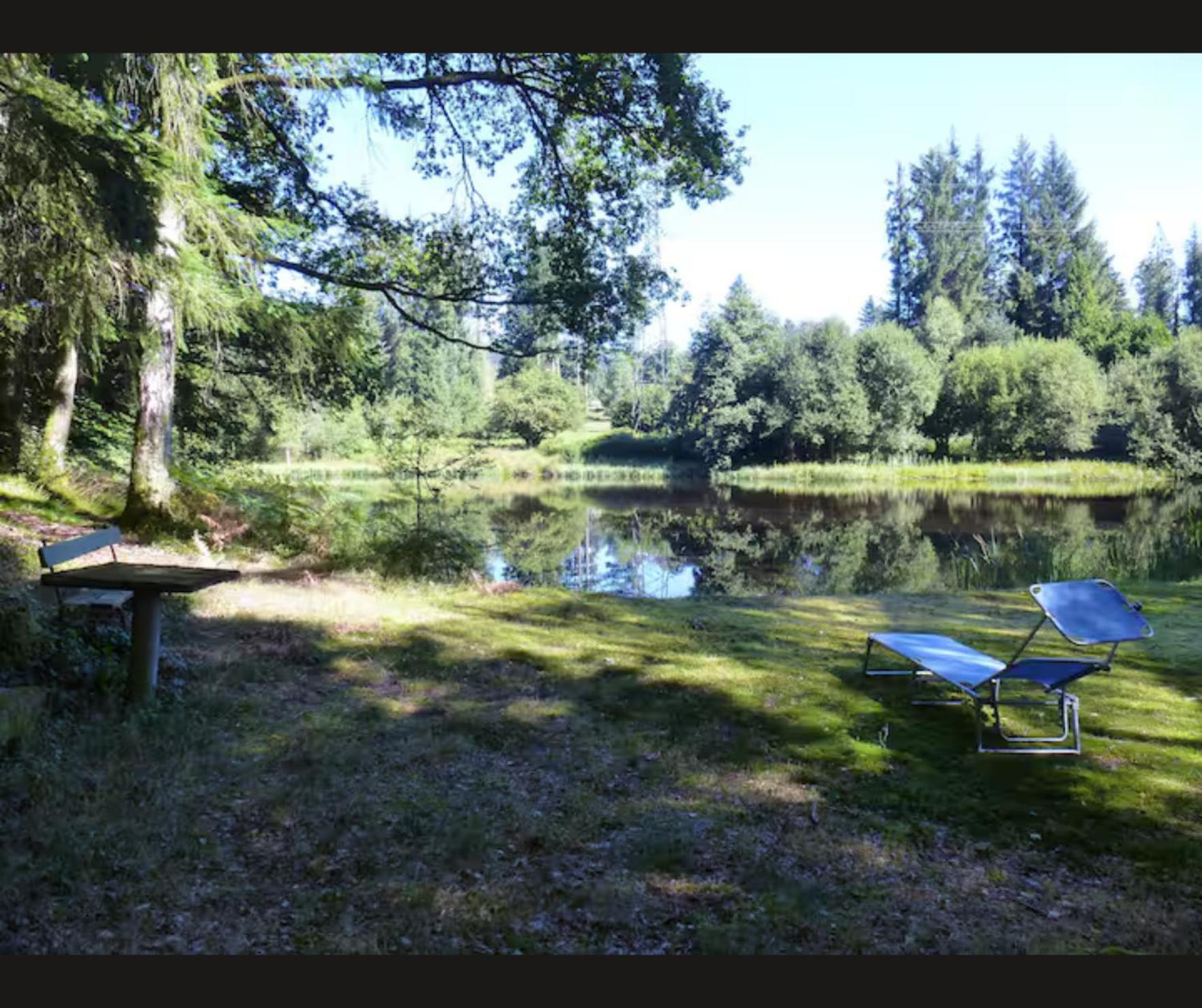 Cabane Limousine Au Bord D'Un Etang ボナック・ラ・コート エクステリア 写真